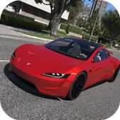 Driving School: Tesla Roadster 2020 logo