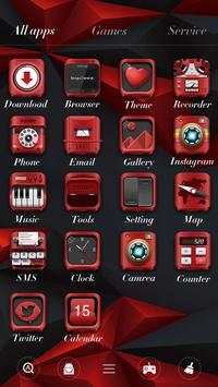 Red Man  Go Launcher Theme screenshot 2