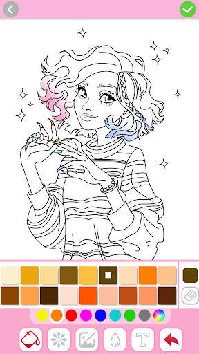 Juegos de pintar princesas screenshot 2