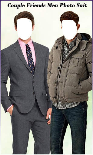 Couple Friends Men Photo Suit screenshot 2
