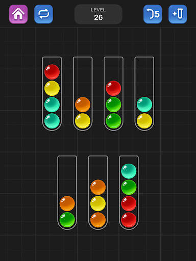 Sortir Bola, Game Puzzle Warna screenshot 8