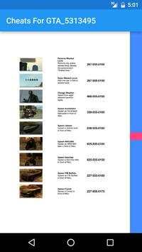 Cheats for GTA screenshot 4