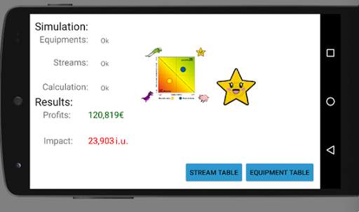Chemical process simulator screenshot 4