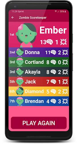 Zombie Scorekeeper 🧠 Zombie Dice Companion App screenshot 4