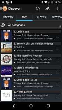 Podcast Addict (Android 2.3) screenshot 4