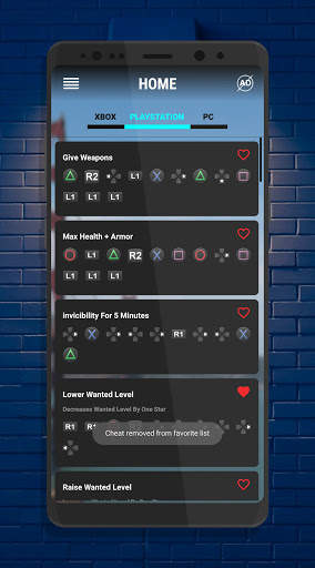 Cheats for GTAuto 5 game screenshot 1