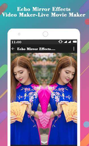 Echo Mirror Effects Video Maker-Live Movie Maker screenshot 3