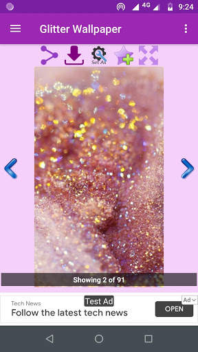 Glitter Wallpaper Gallery screenshot 3