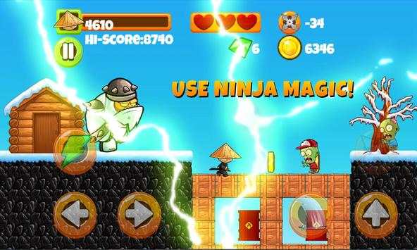 Ninja Adventures vs Zombies screenshot 4
