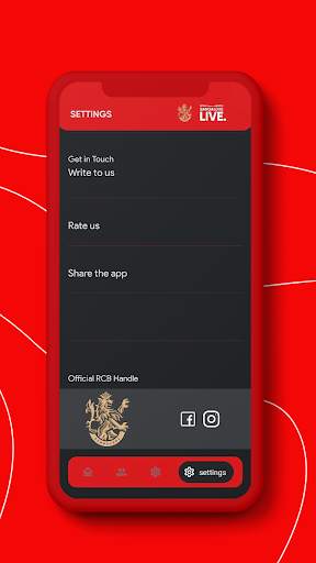 RCB LIVE : Royal Challengers Banglore screenshot 4