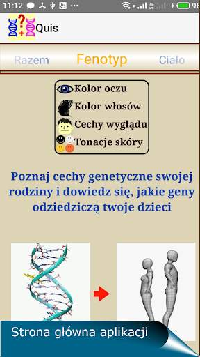 QUIS. Genetyka rodzinna. screenshot 1