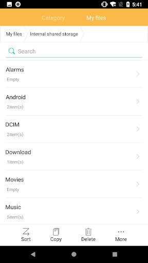 MyFiles screenshot 3