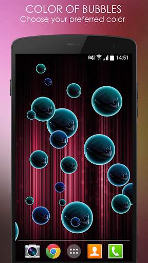 Neon Bubble Live Wallpaper screenshot 3