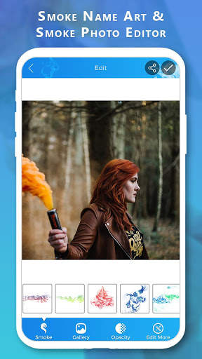 Smoke Name Art & Smoke Photo Editor screenshot 3