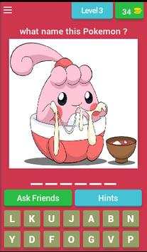 Guess The Pokémon and characters all gen Quiz 2018 screenshot 3