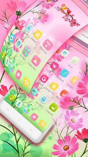 Sunlit Flowery Day Theme screenshot 3