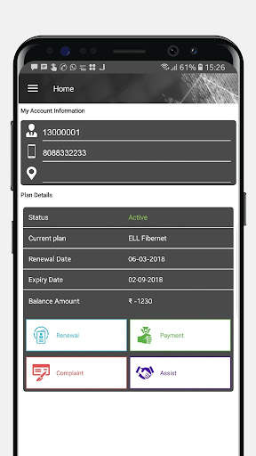 ELL Fibernet screenshot 2