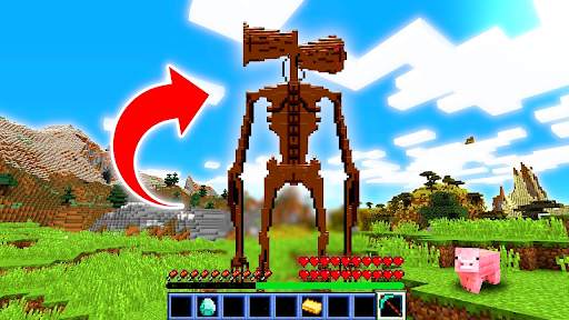 SirenHead creature for Minecraft screenshot 1