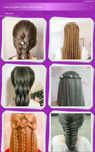Hairstyles Step by Step Videos screenshot 8
