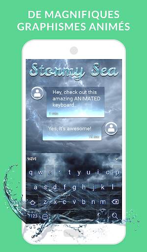Clavier Animé Wave + Emoji screenshot 7