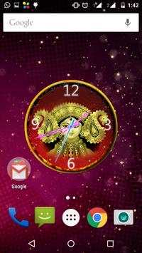Durga Mata Clock Live Wallpaper screenshot 4