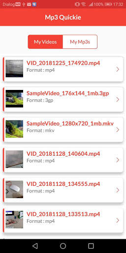 Video MP3 Quickie - Fastest Video to MP3 Converter screenshot 1