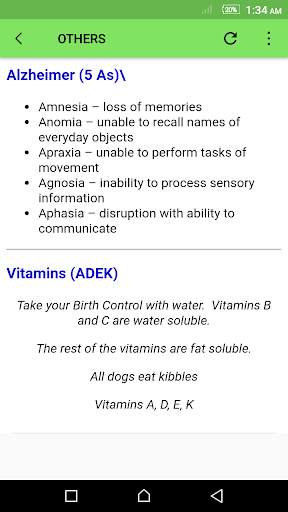 Nursing Mnemonics screenshot 3