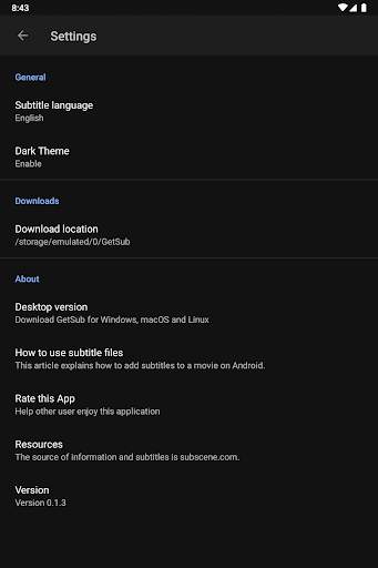 GetSub - Subtitles Downloader screenshot 12