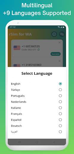 Virtual Number for WhatsApp screenshot 8