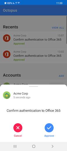 Octopus Authenticator скриншот 2