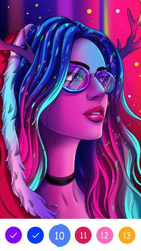 Paint Fun - Paint by Numbers & Coloring Games screenshot 2