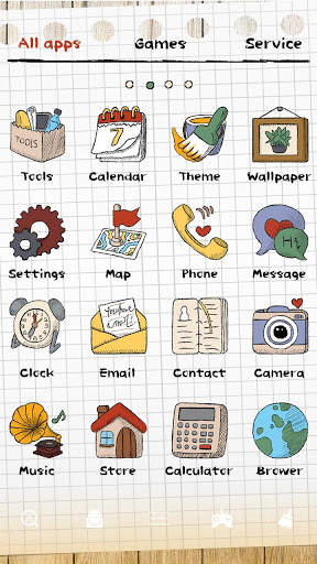 (Free)Childhood GO Launcher Theme screenshot 2