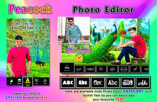 Peacock Photo Editor screenshot 4