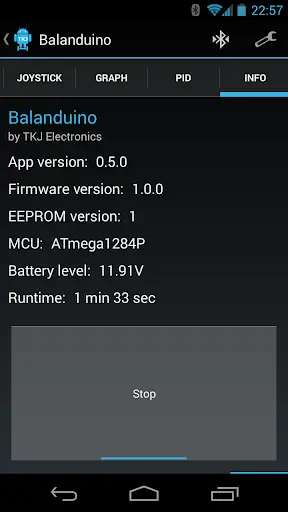 Balanduino Android App screenshot 6