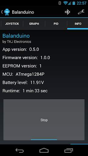 Balanduino Android App screenshot 6