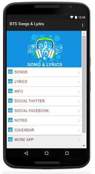 BTS Song & Lyrics screenshot 2