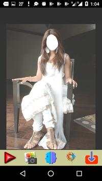 Women White Dress Fashion screenshot 1