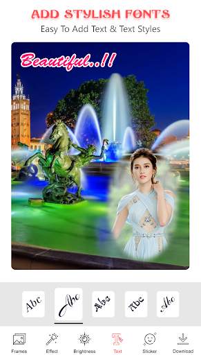 Water Fountain Photo Frame screenshot 4