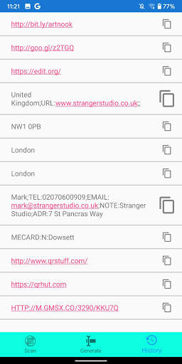Camera QR scanner screenshot 4