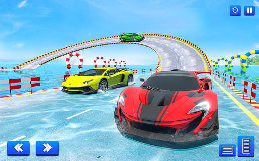 Water Surfing Car Stunt Games: Car Racing Games screenshot 1