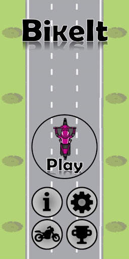 BikeIt - Retro Racing Game screenshot 1
