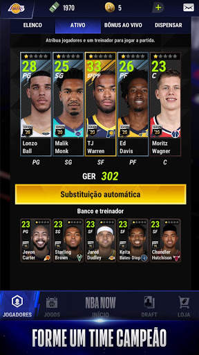 Jogo de Basquete NBA NOW móvel screenshot 4