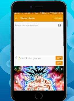 Ultra instinct goku keyboard emoji screenshot 1