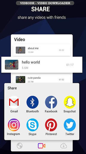 Videodr - All Video Downloader Videode-r screenshot 4