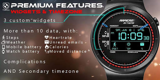 Rapier Watch Face & Clock Widget screenshot 6