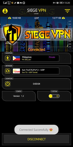 Siege VPN screenshot 4