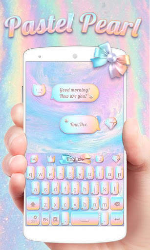 Pastel Pearl GO Keyboard Theme screenshot 1