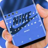 Blue Keep Fit Keyboard theme 10001001