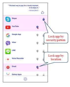 LOCK APP BY LOCATION 2017 1 تصوير الشاشة