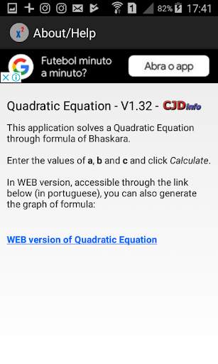 Quadratic Equation скриншот 4